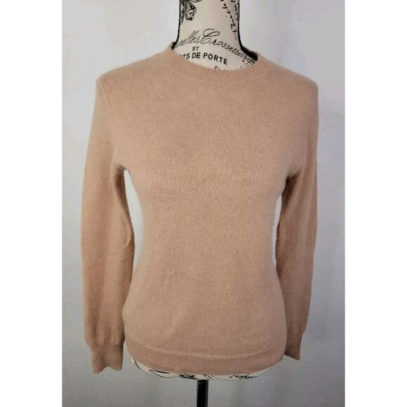 Antonio Melani Sweater SZ XS Womens 100% Cashmere Crewneck Fitted Long Sleeves - Picture 2 of 7